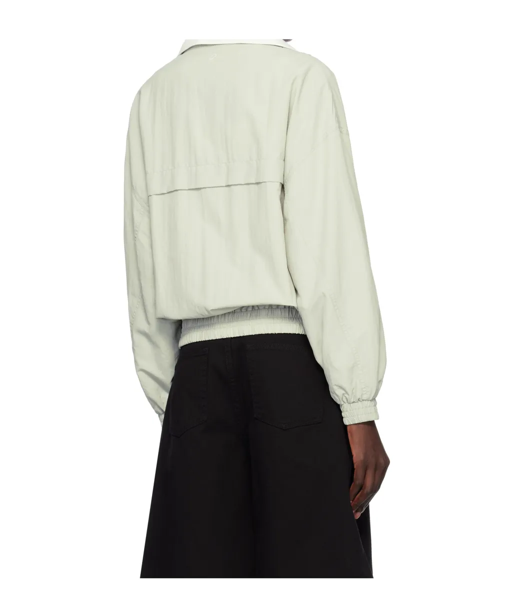 Khaki Blocking Wind Breaker Jacket