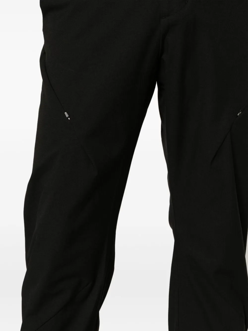 High-Waist Tapered-Leg Trousers