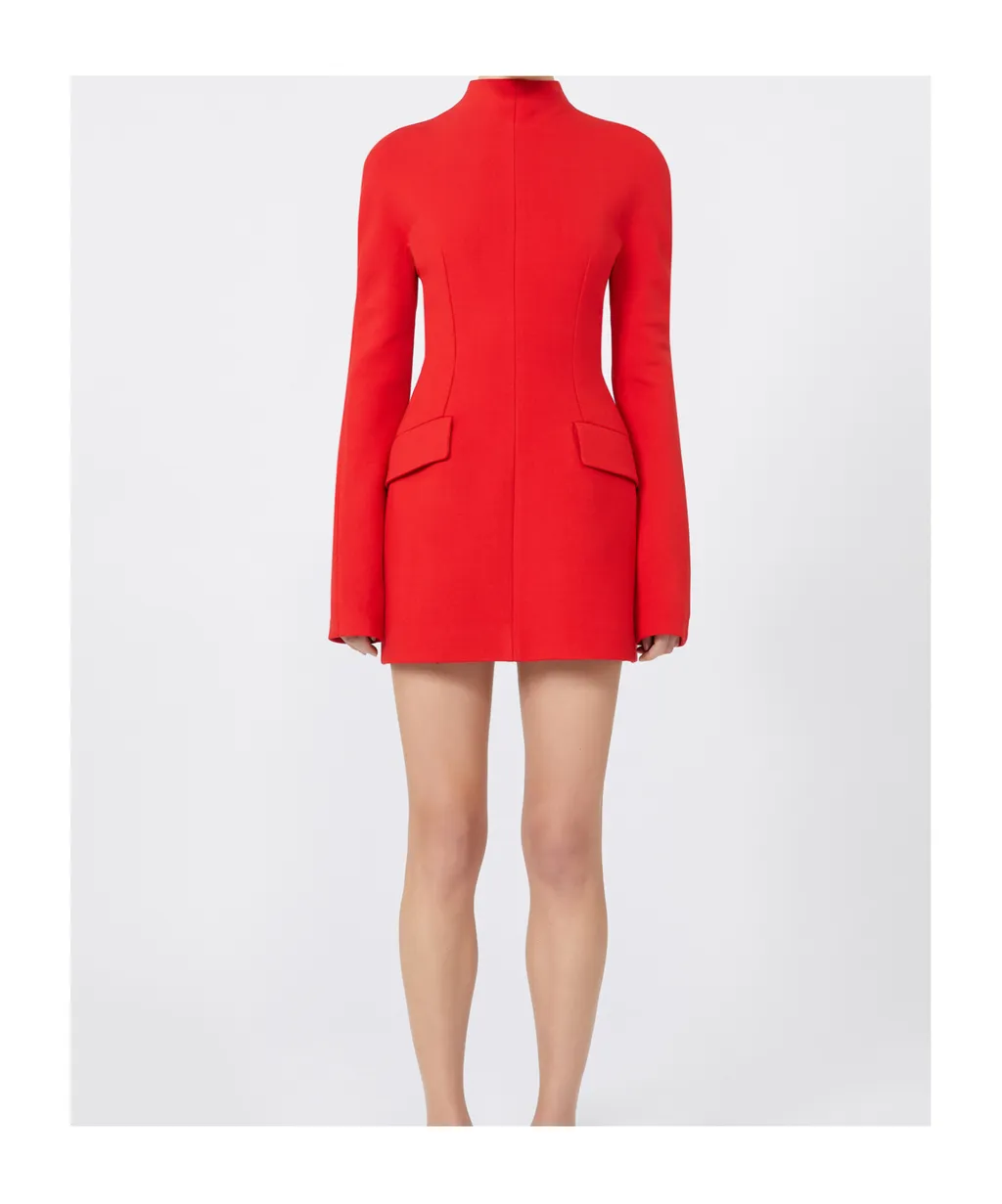 Sportmax Tefrite Long-Sleeved Mini Dress