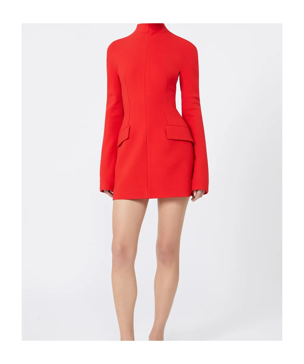 Sportmax Tefrite Long-Sleeved Mini Dress