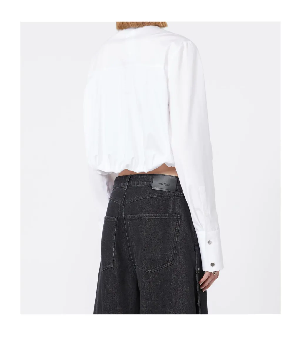 Zemira Cinched-Waist Shirt