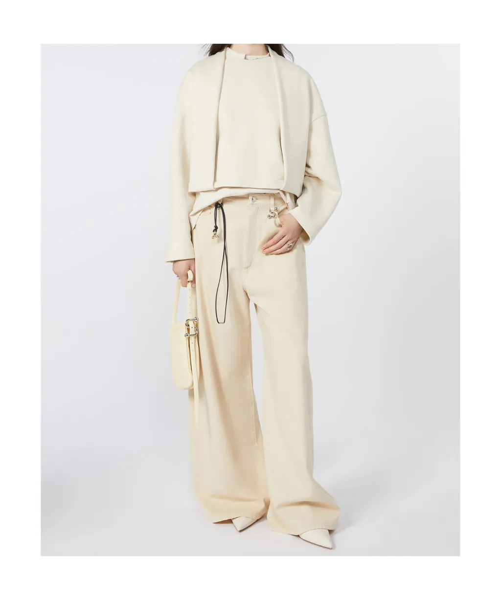Soft Sweatshirt With Double-Layer Effect