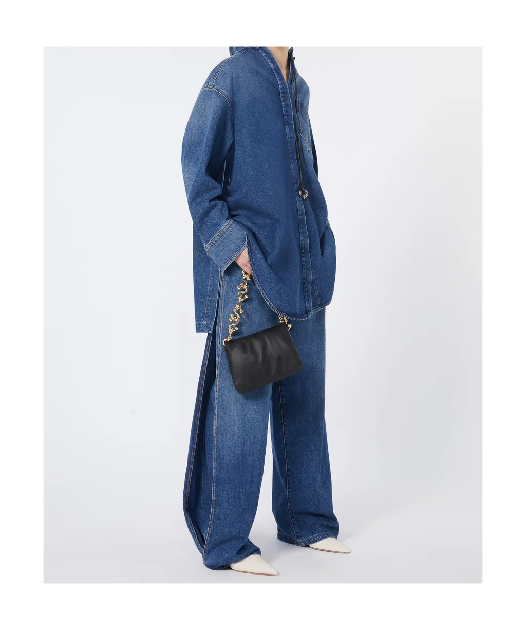 Sportmax Logo-Patch Wide-Leg Jeans
