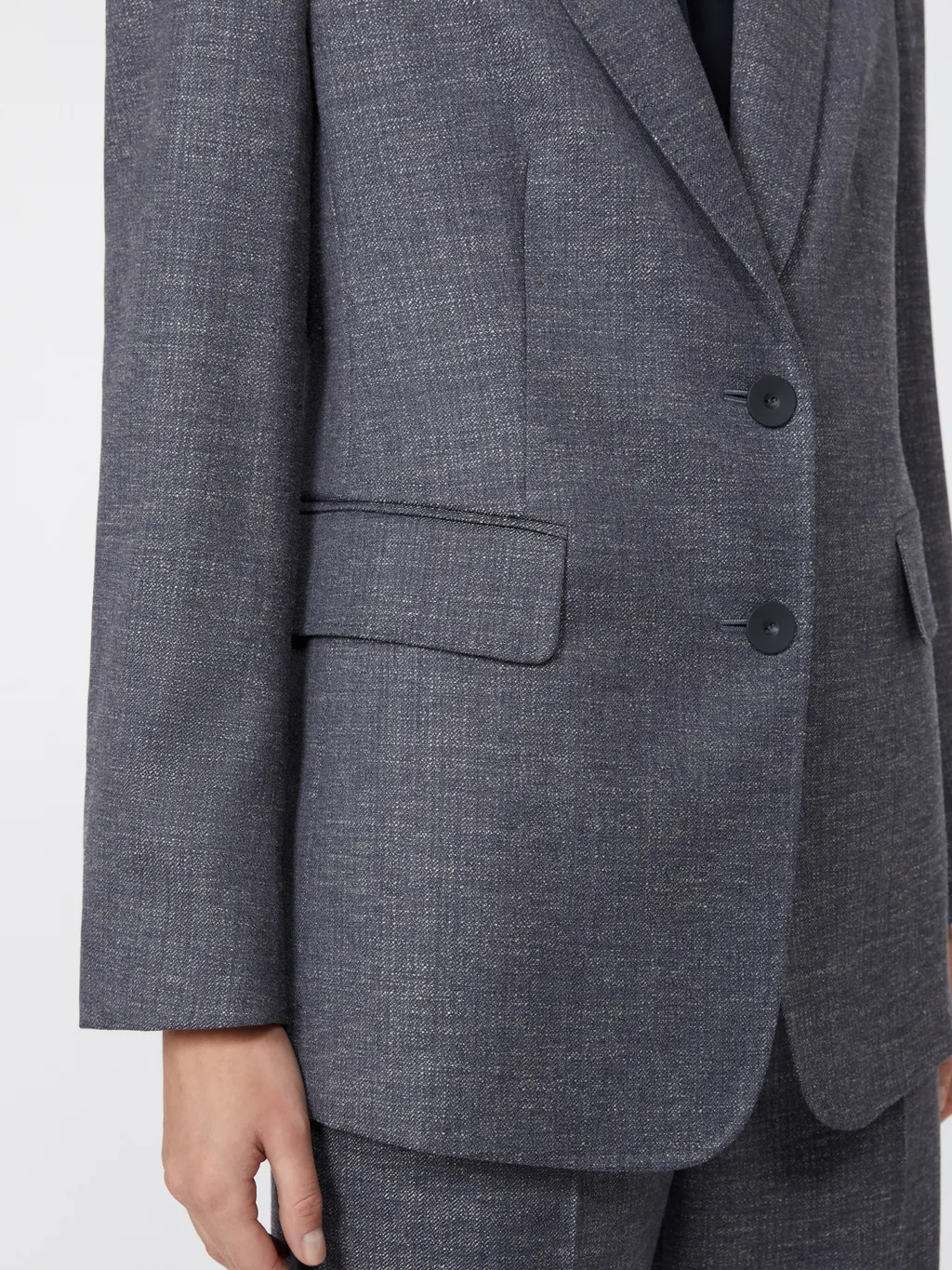 Max Mara Studio Hodeida Single-Breasted Blazer