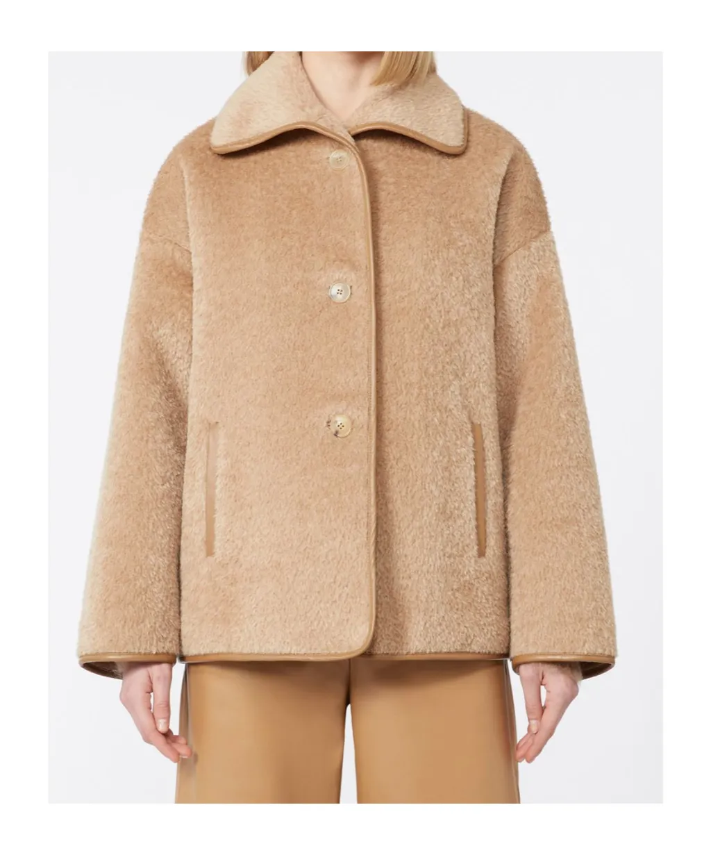 Max Mara Studio Long-Sleeved Button-Up Jacket