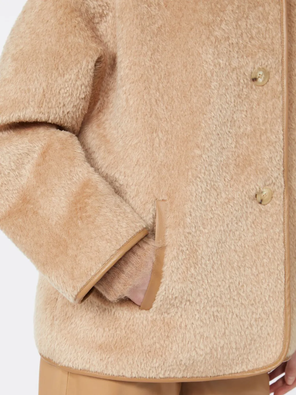Max Mara Studio Long-Sleeved Button-Up Jacket
