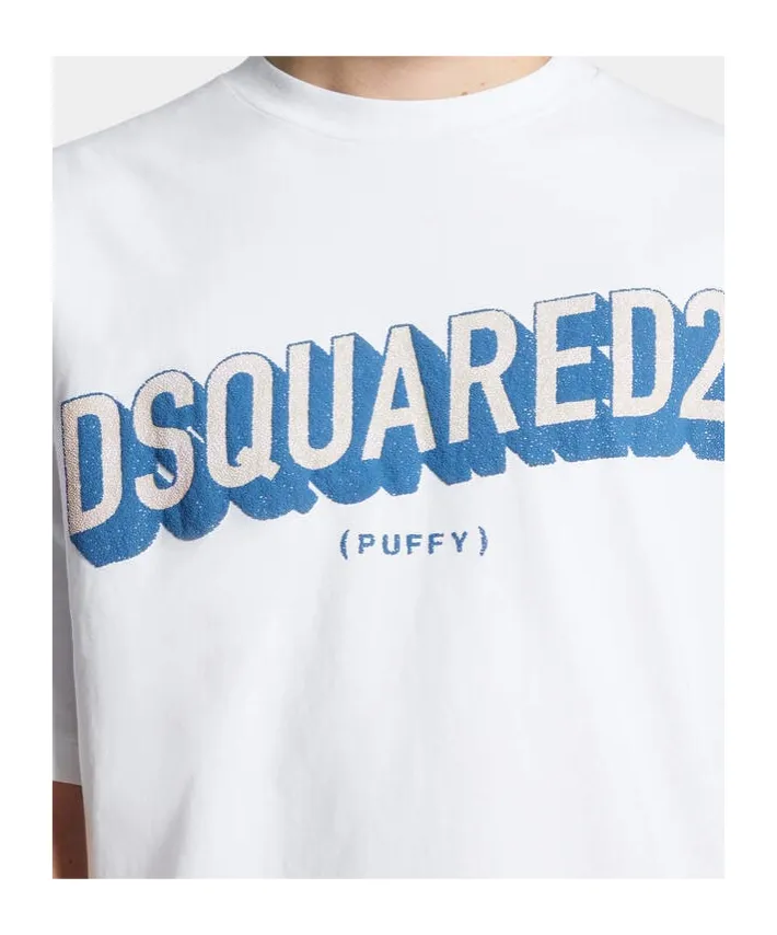 Dsquared2 Logo Printed Crewneck T-Shirt