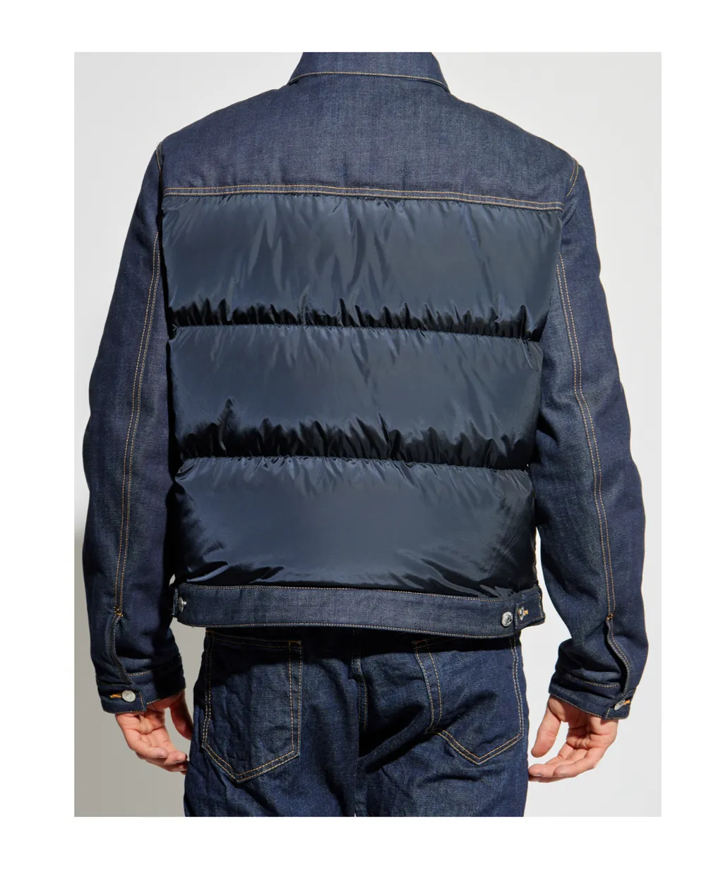 Dsquared2 Hybrid Puffer Denim Jacket