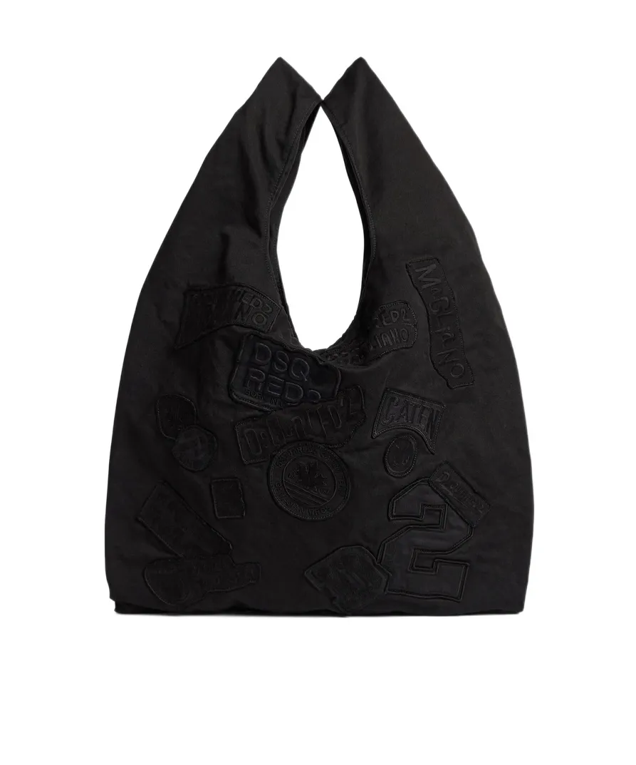 Dsquared2 Logo Patch Shopping Bag