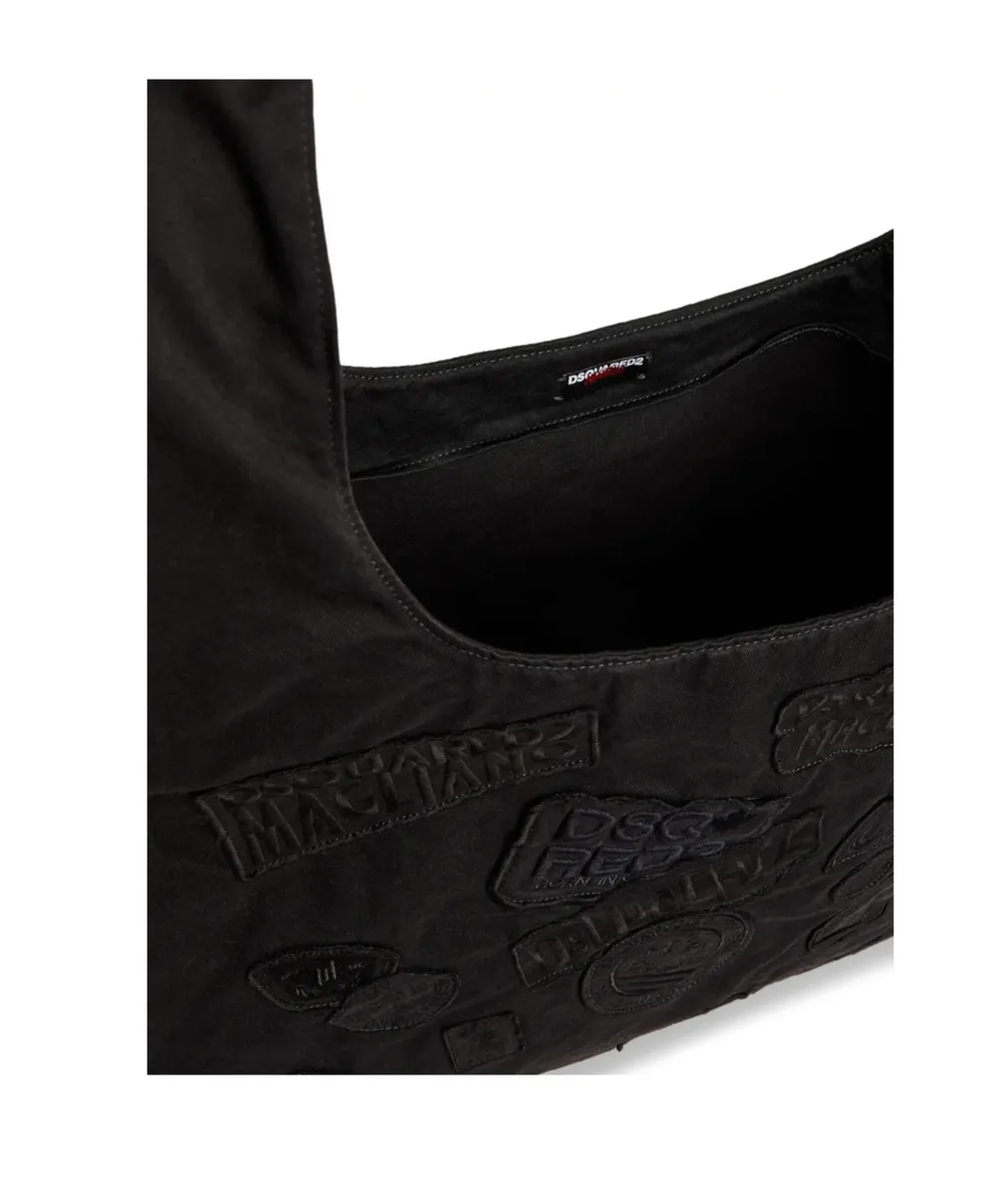 Dsquared2 Logo Patch Shopping Bag