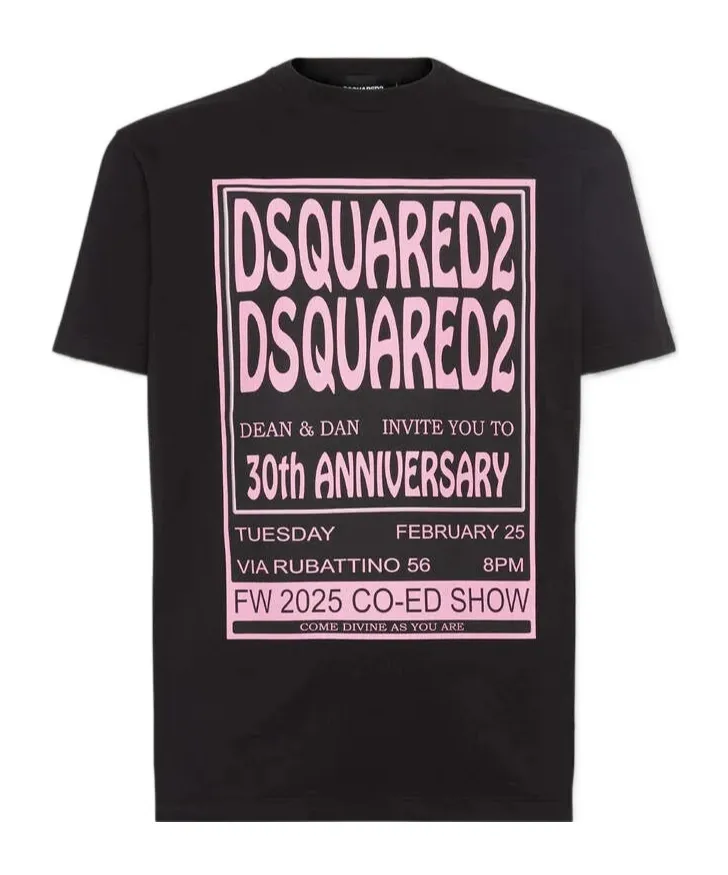 Dsquared2 Logo-Printed Crewneck T-Shirt