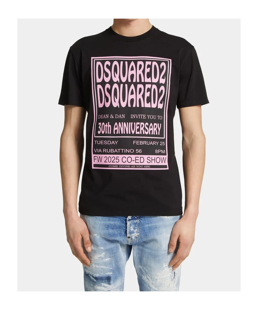Dsquared2 Logo-Printed Crewneck T-Shirt