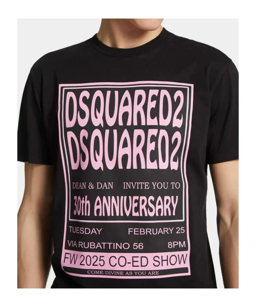 Dsquared2 Logo-Printed Crewneck T-Shirt