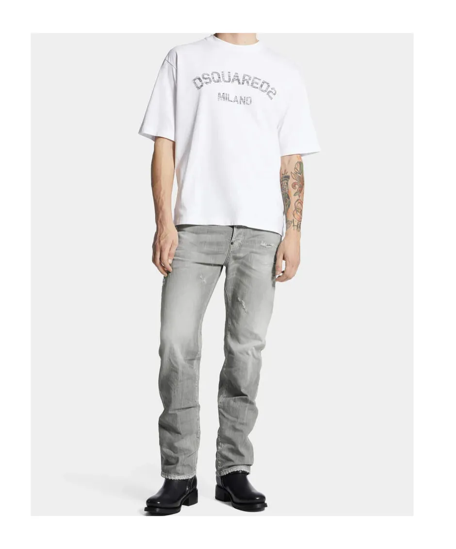 Dsquared2 Brushed Wash 642 Distressed Jeans