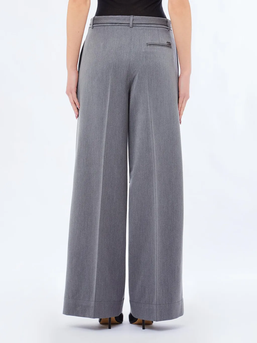 Liu Jo Belted Palazzo Trousers