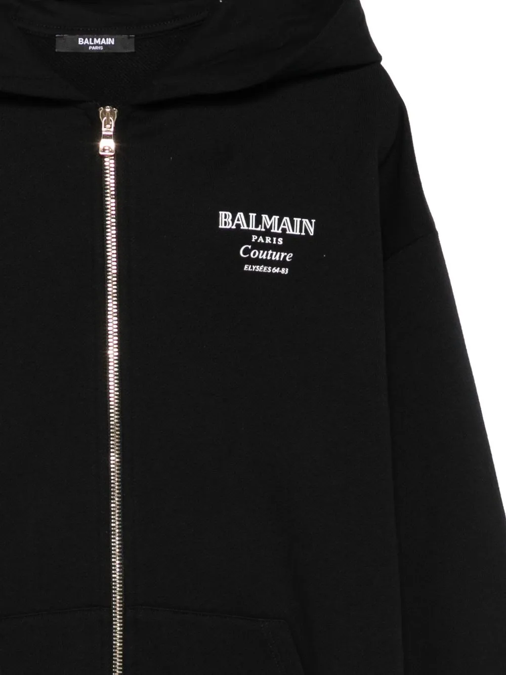 Logo-Print Zip-Up Hoodie