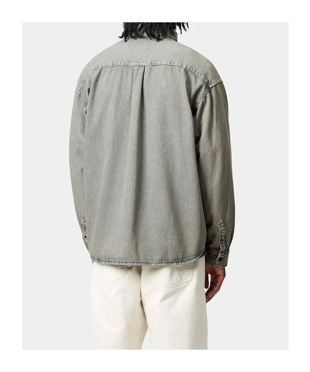 Button-Fastening Patch-Pocket Shirt