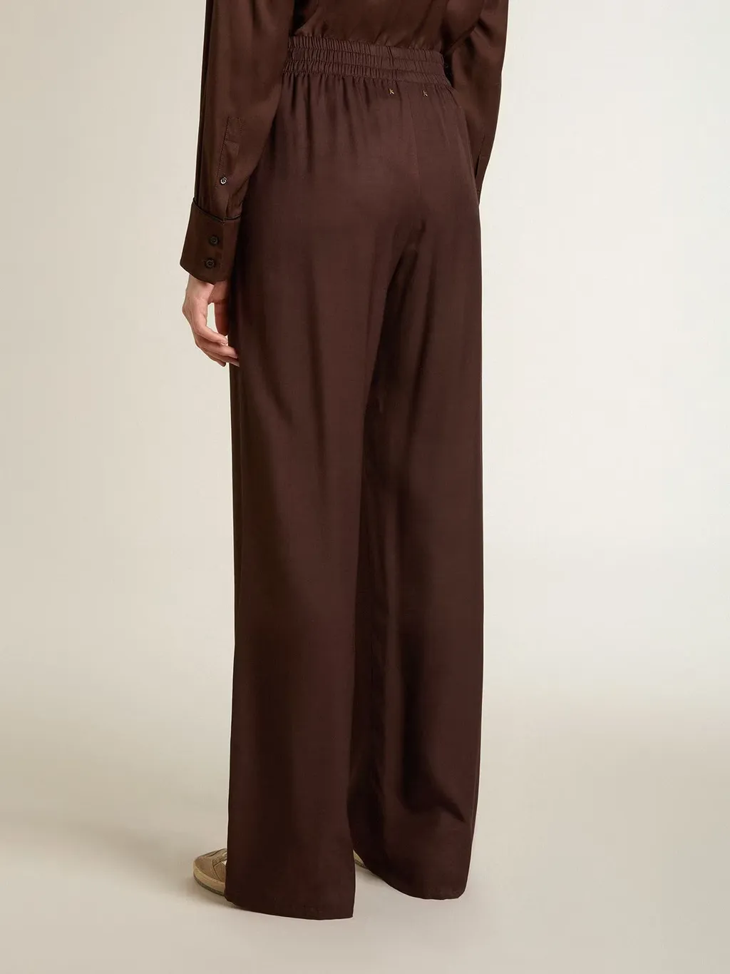 Elasticated-Waistband Track Pants
