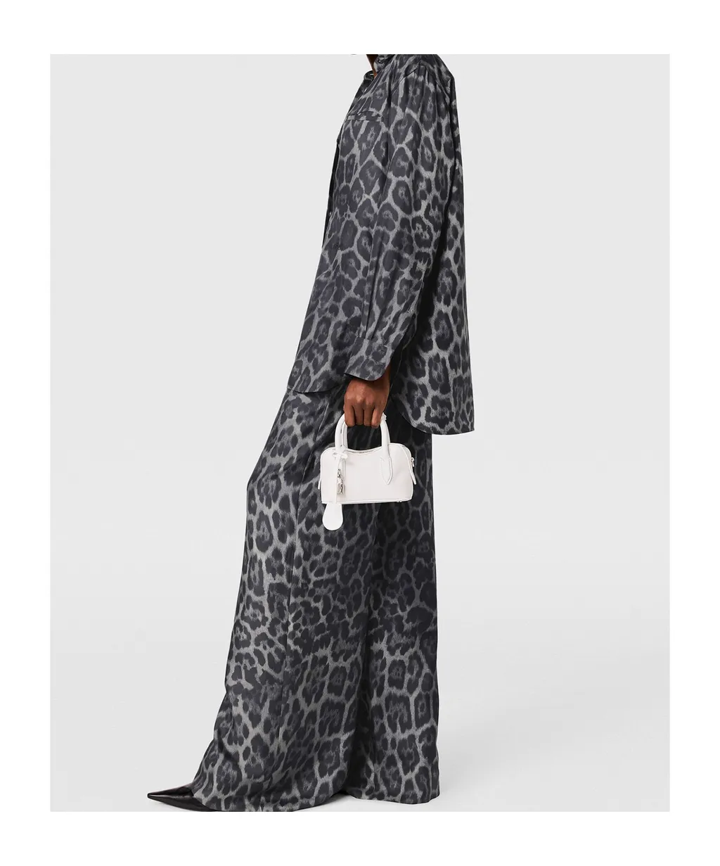Stella Mccartney Leopard Printed Long Sleeved Shirt