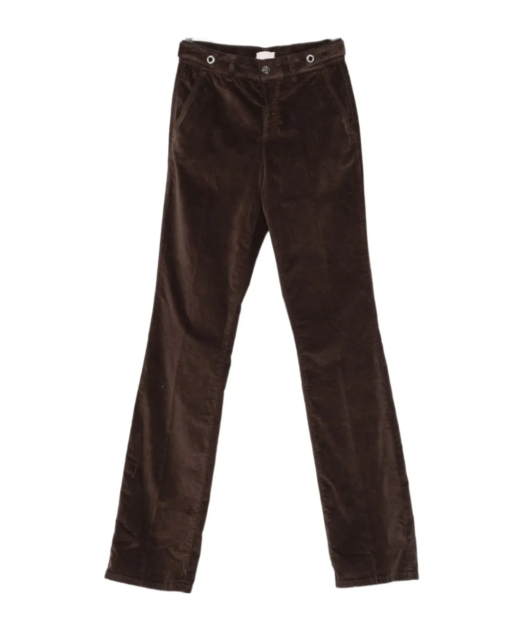 Corduroy Straight-Leg Trousers