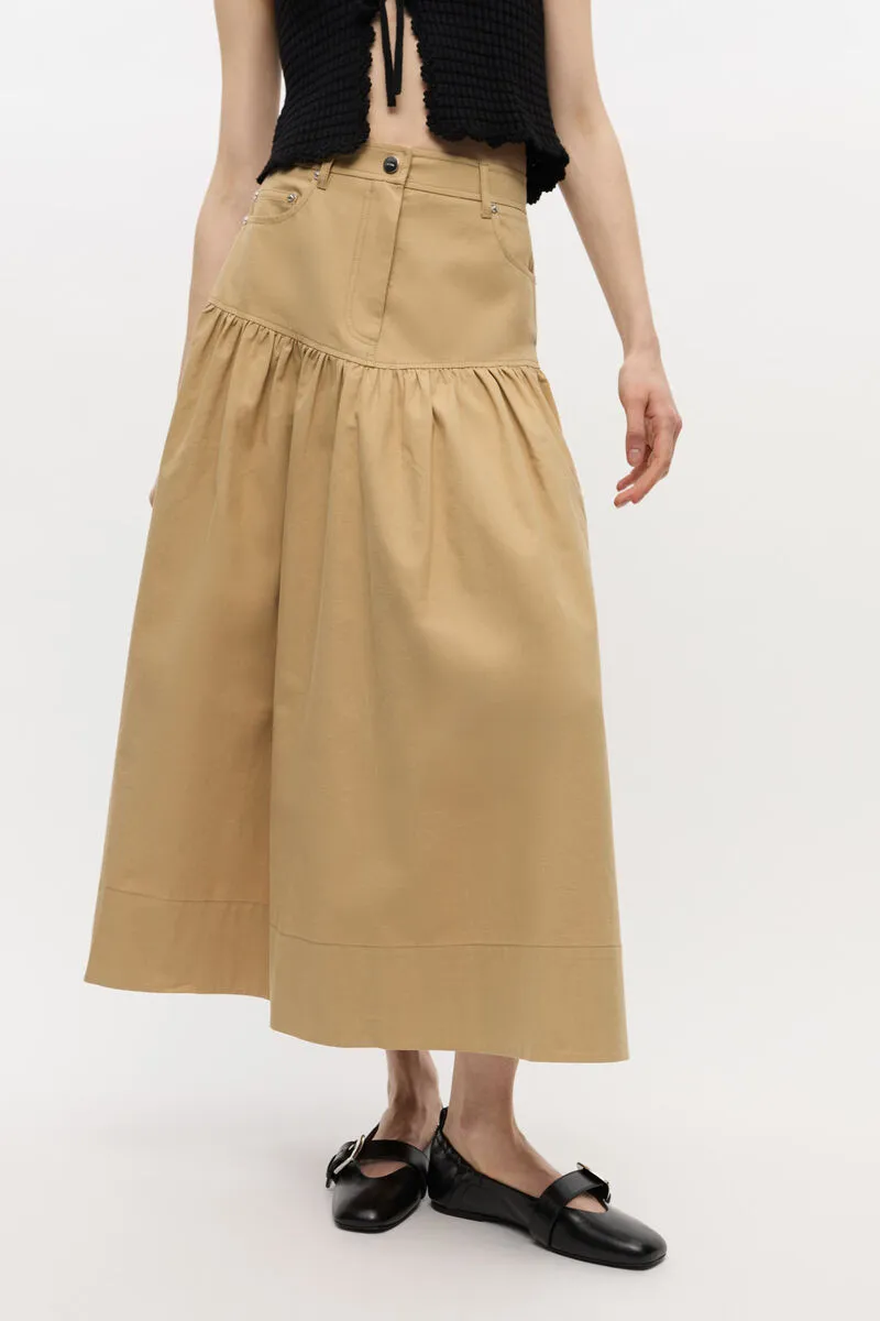 Ganni Suited Long Skirt