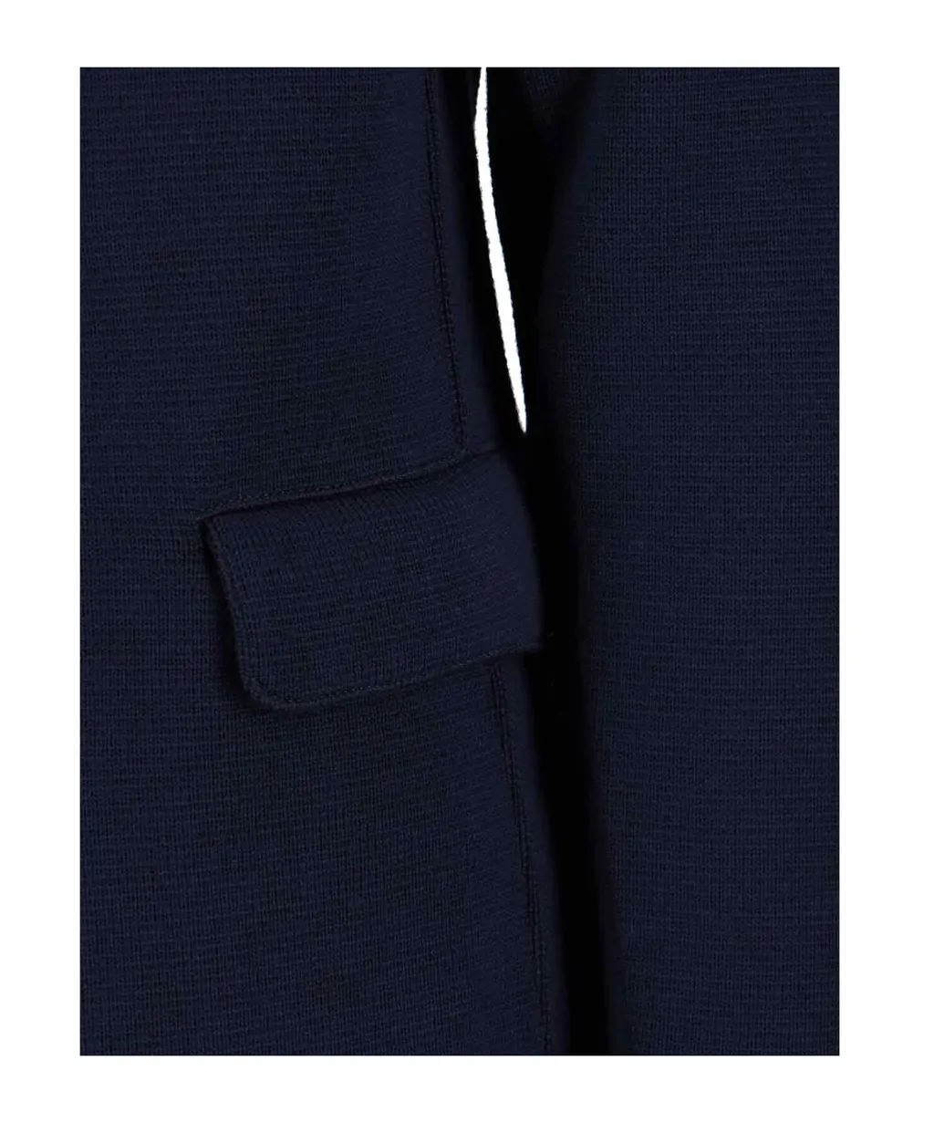Double-Breasted Six-Button Blazer