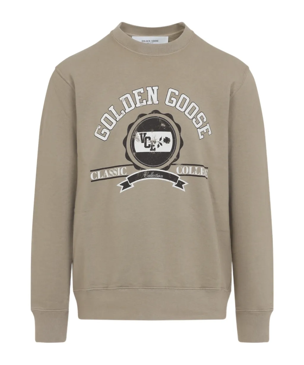 Golden Goose Deluxe Brand Graphic Printed Crewneck Sweatshirt