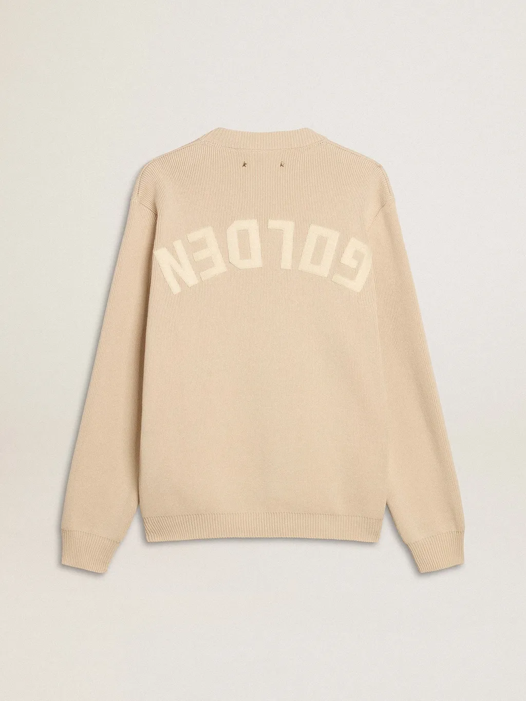 Golden Goose Deluxe Brand Logo Detailed Crewneck Jumper