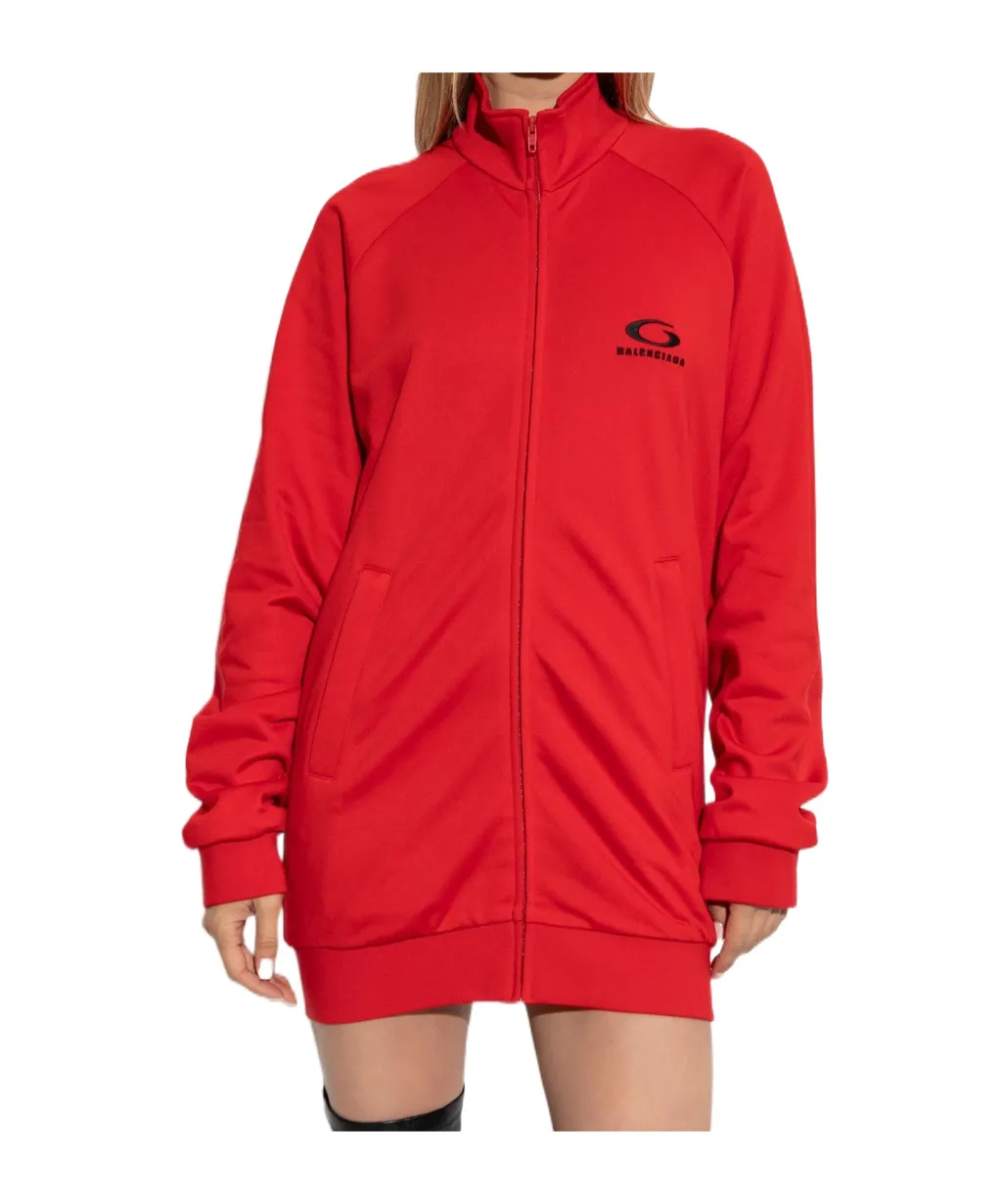 Back Cut-Out Tracksuit Dress