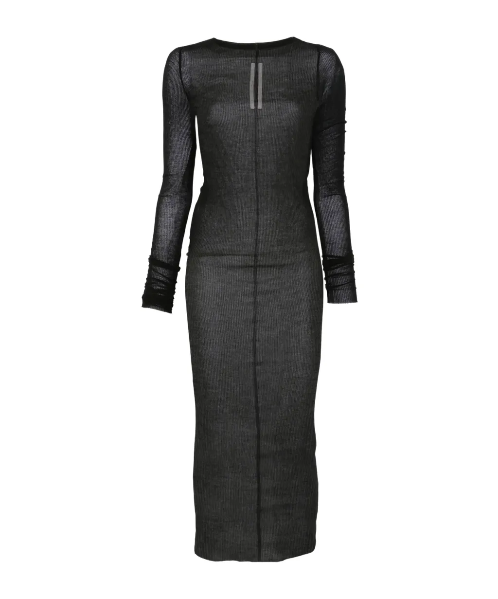 Rick Owens Long-Sleeved Midi Dress