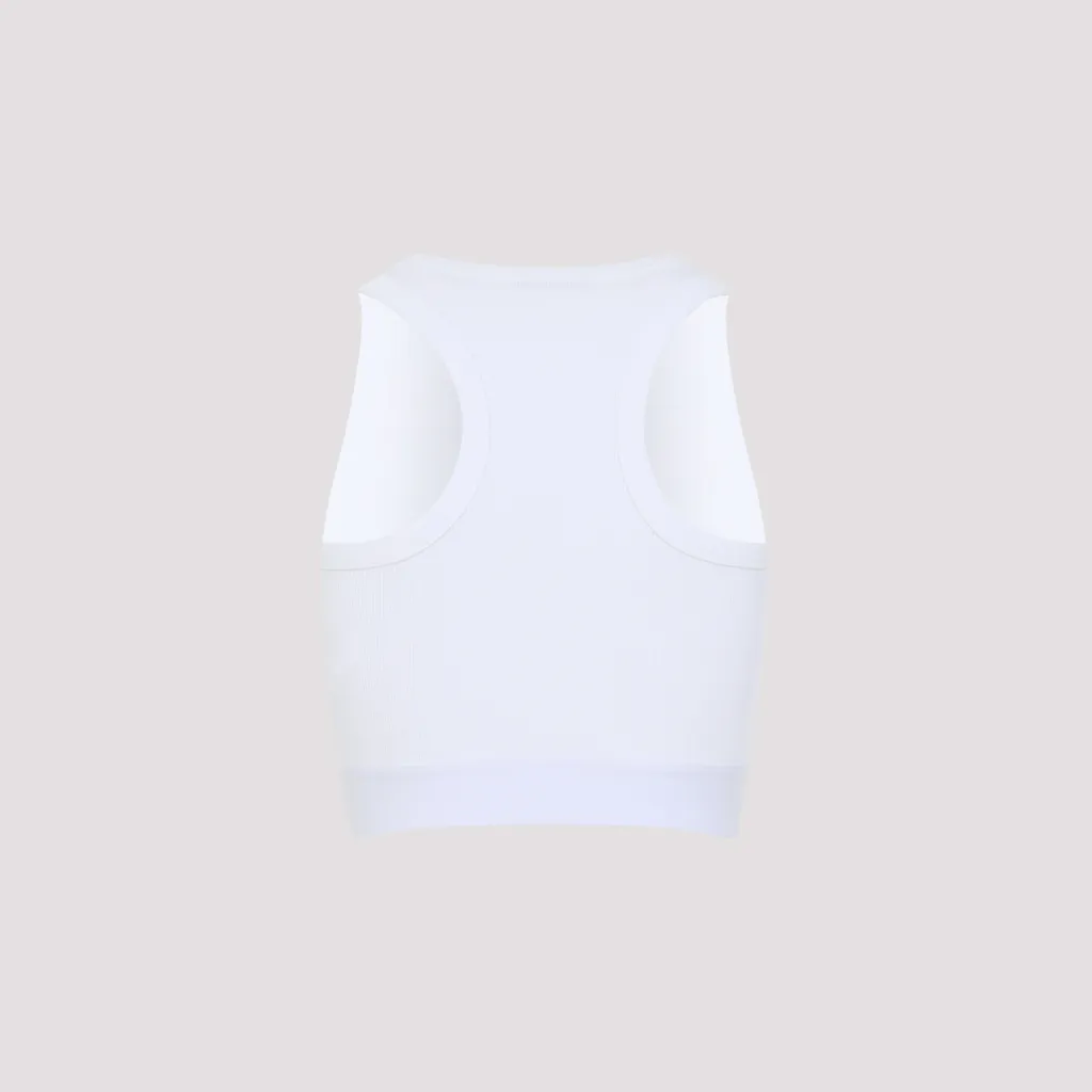 Givenchy Logo Detailed Cropped Tank Top
