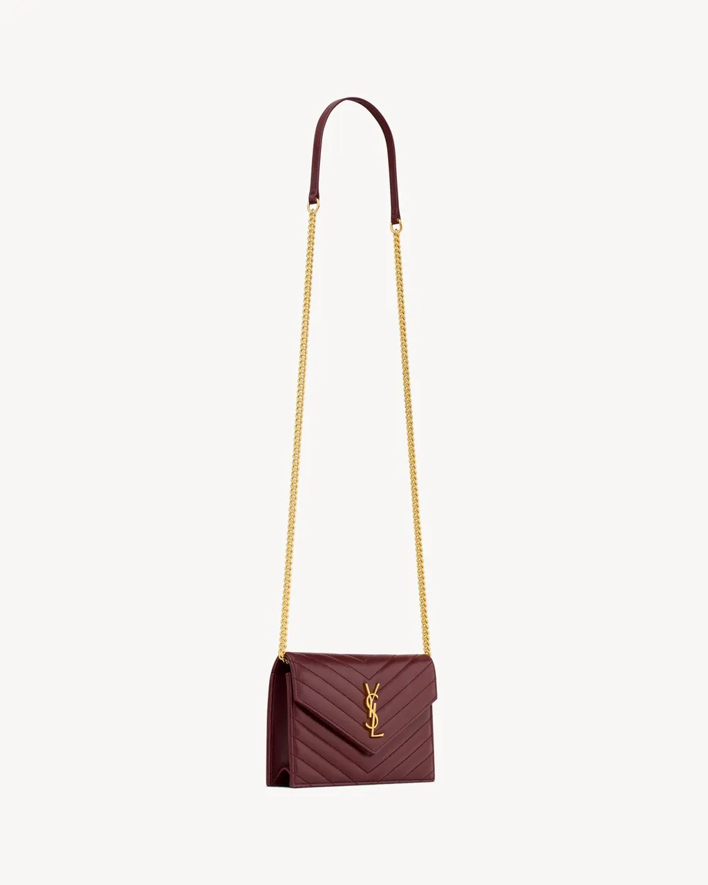 Cassandre Envelope Chain Wallet In Lambskin