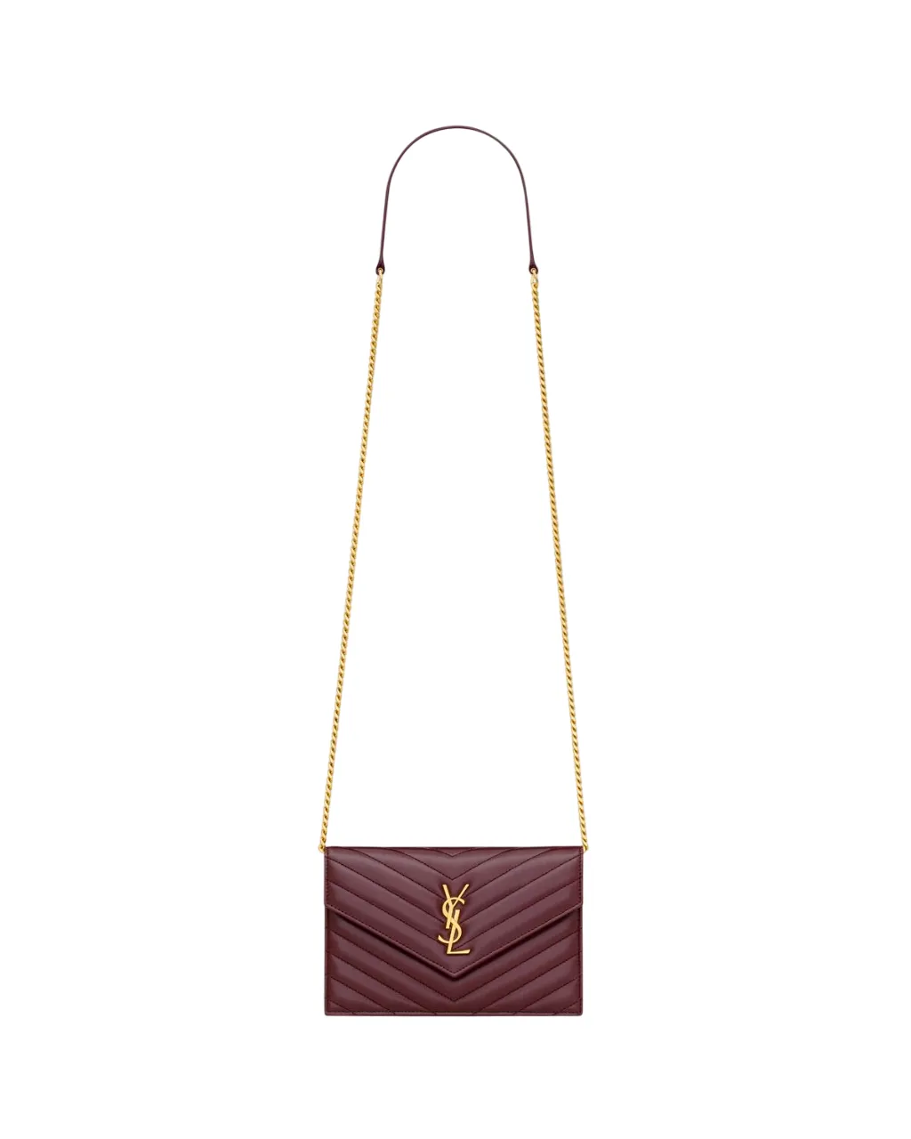 Cassandre Envelope Chain Wallet In Lambskin
