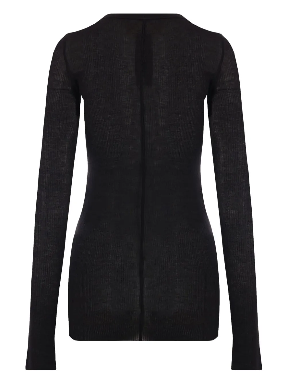 Rick Owens Ribbed Long Sleeve Top