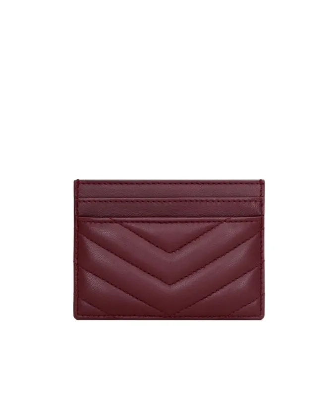 Saint Laurent Cassandre Matelassé Quilted Card Case