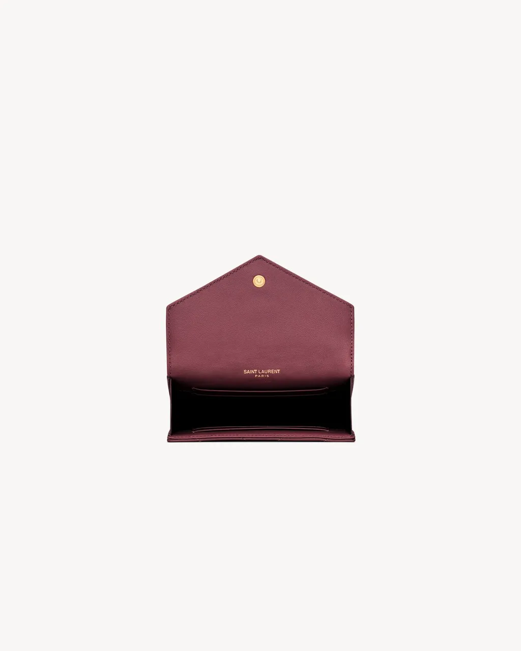 Saint Laurent Cassandre Matelassé Small Envelope Wallet
