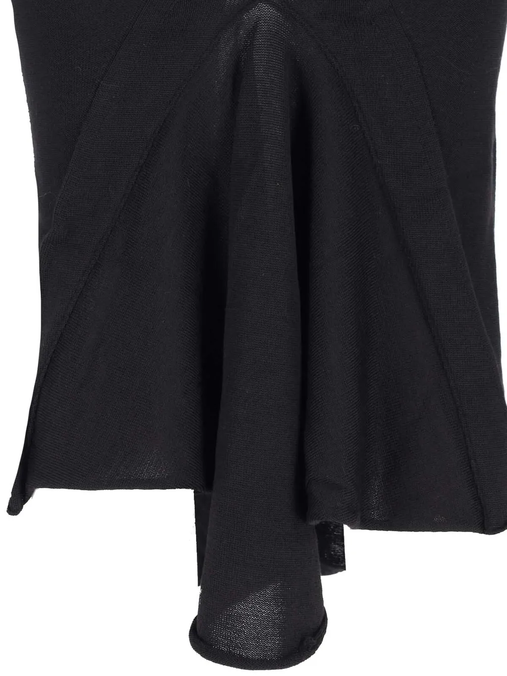 Rick Owens Draped Detailed Midi Skirt