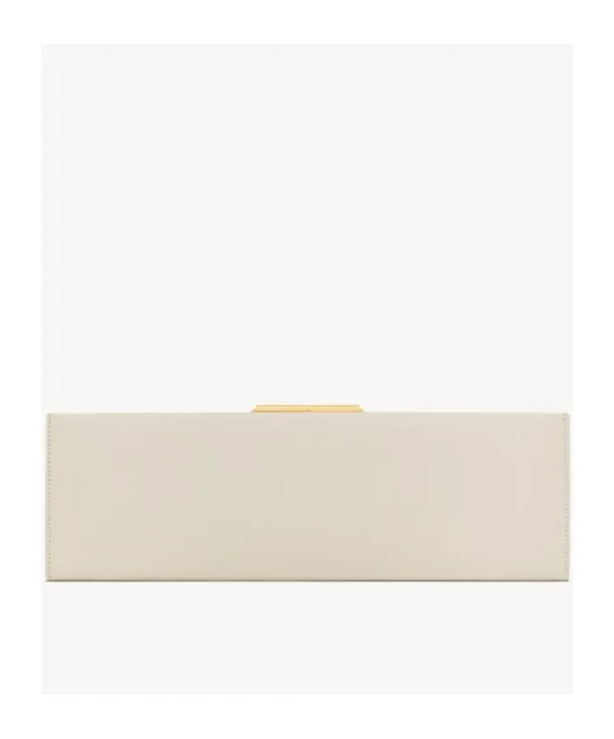 Midnight Large Clutch In Smooth Leather