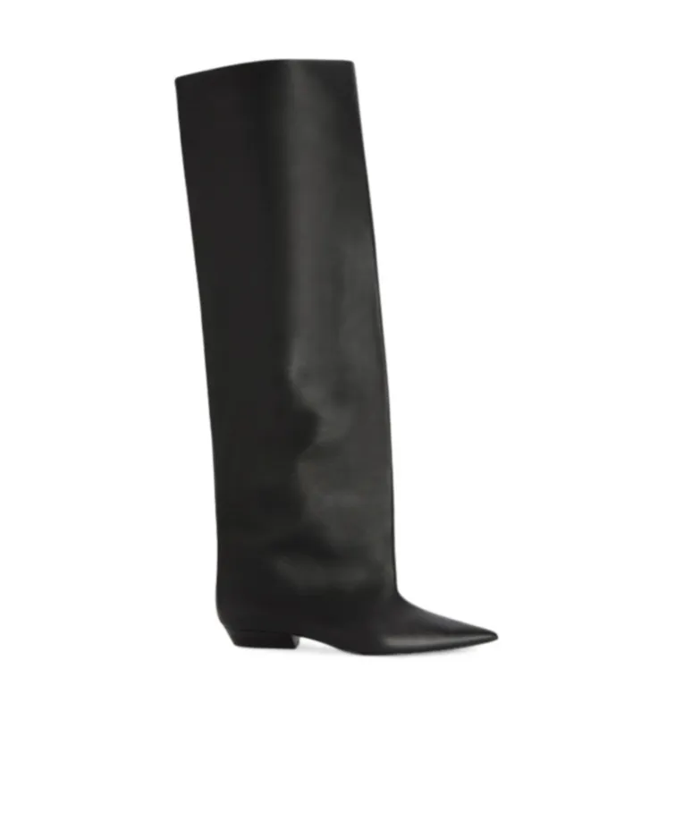 Jil Sander	Pointed Toe Knee-High Boots