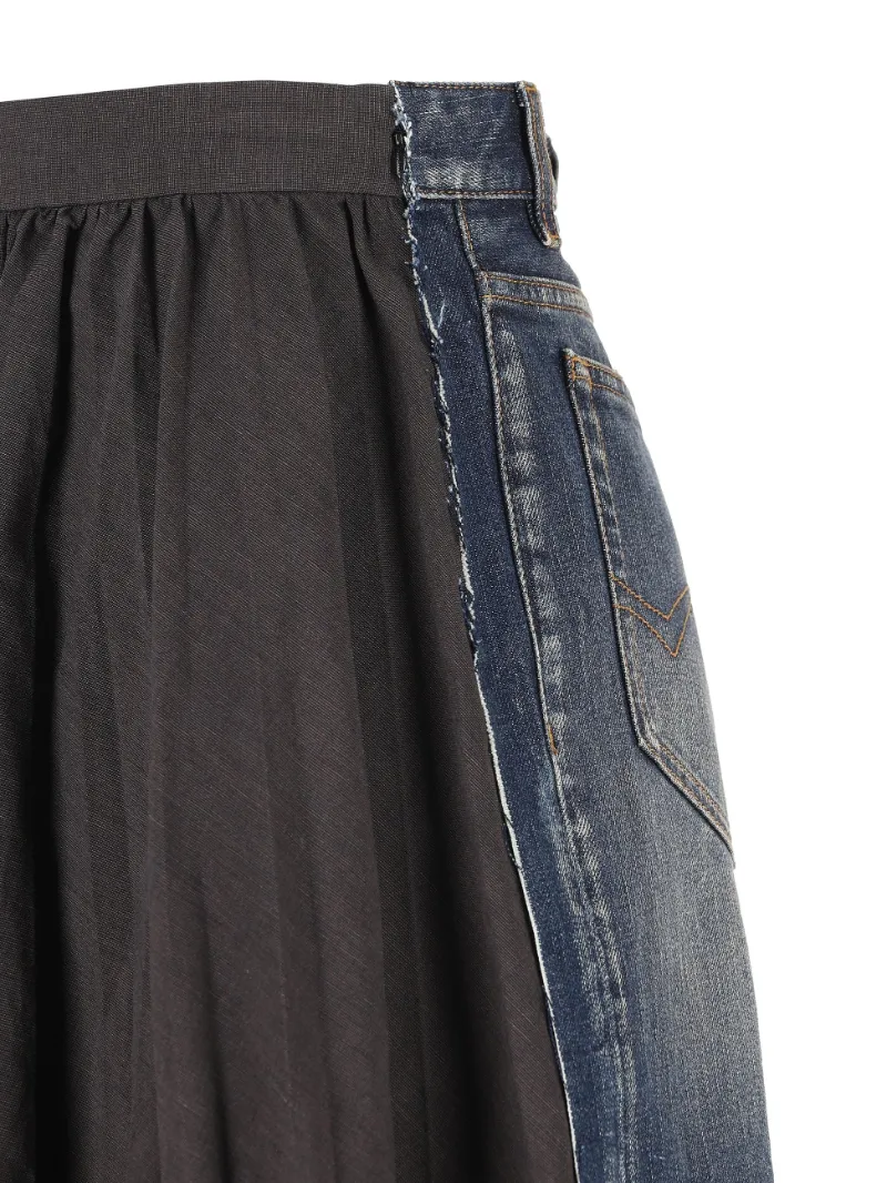 Hybrid Midi Skirt