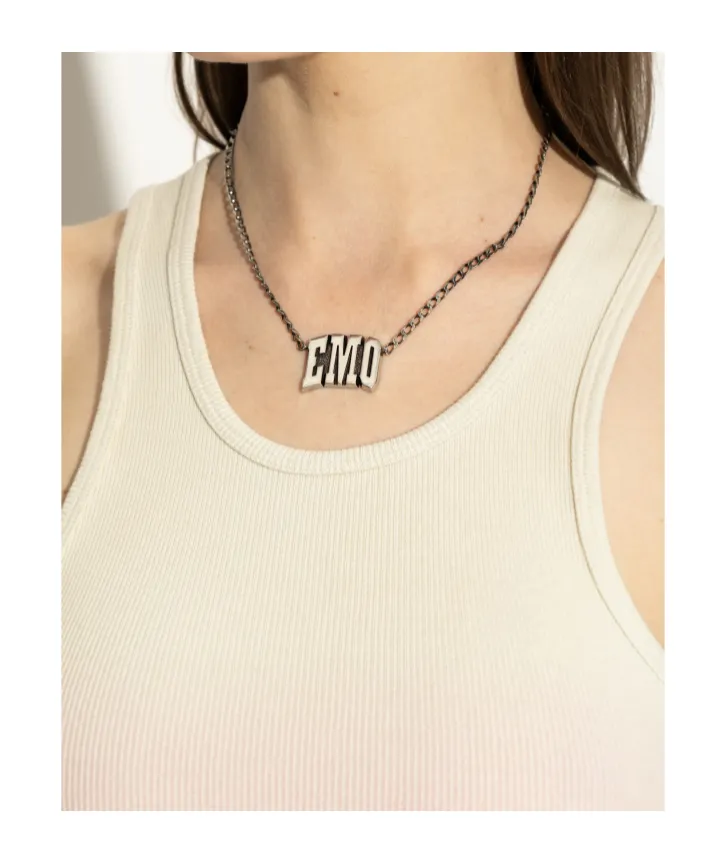 Emo Logo Pendant Necklace