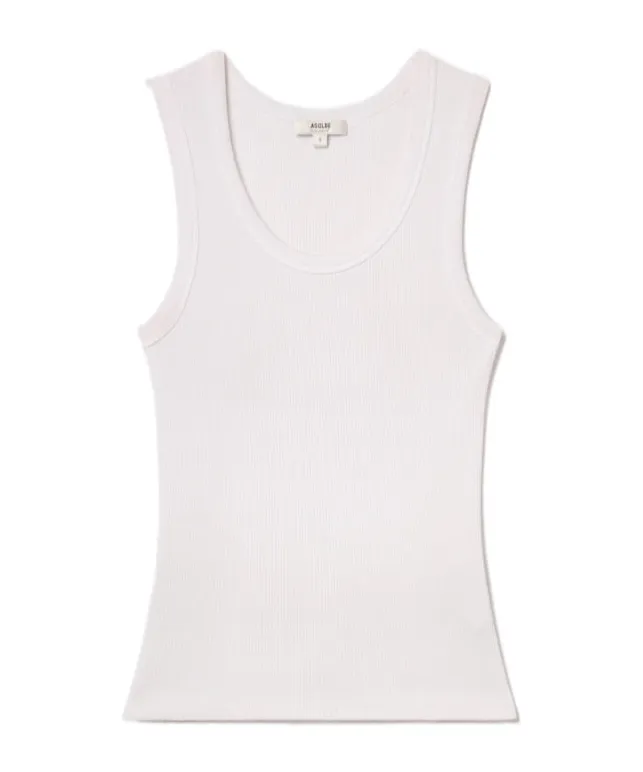 Agolde Poppy Sleeveless Ribbed Tank Top