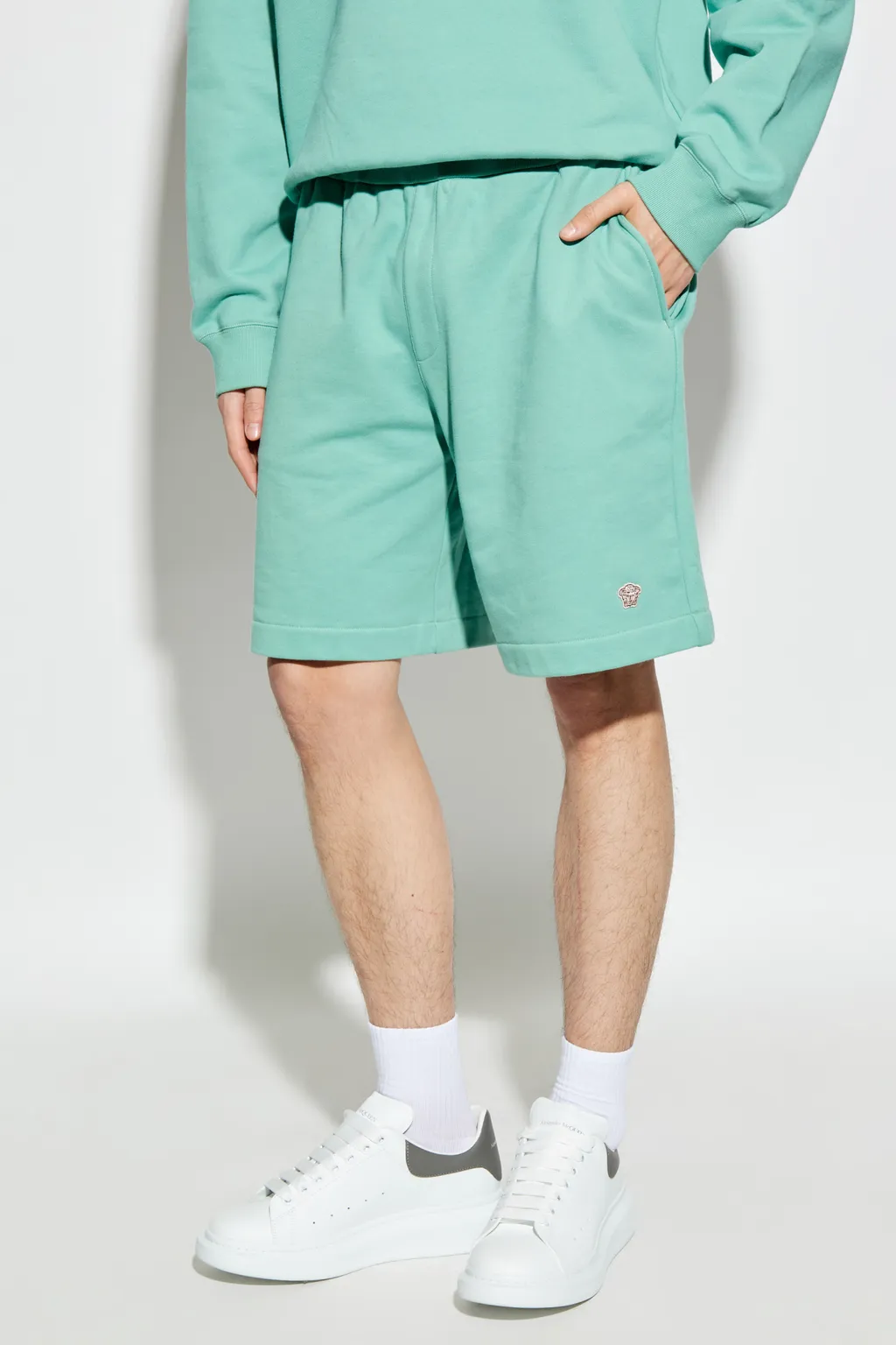 Versace Medusa-Patch Elasticated Waistband Shorts