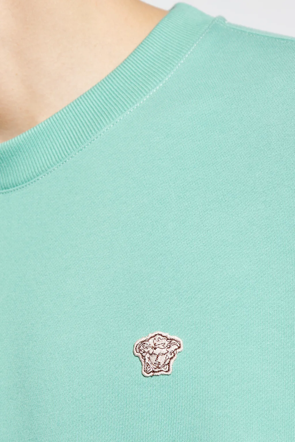 Versace Medusa Head Patch Crewneck Sweatshirt