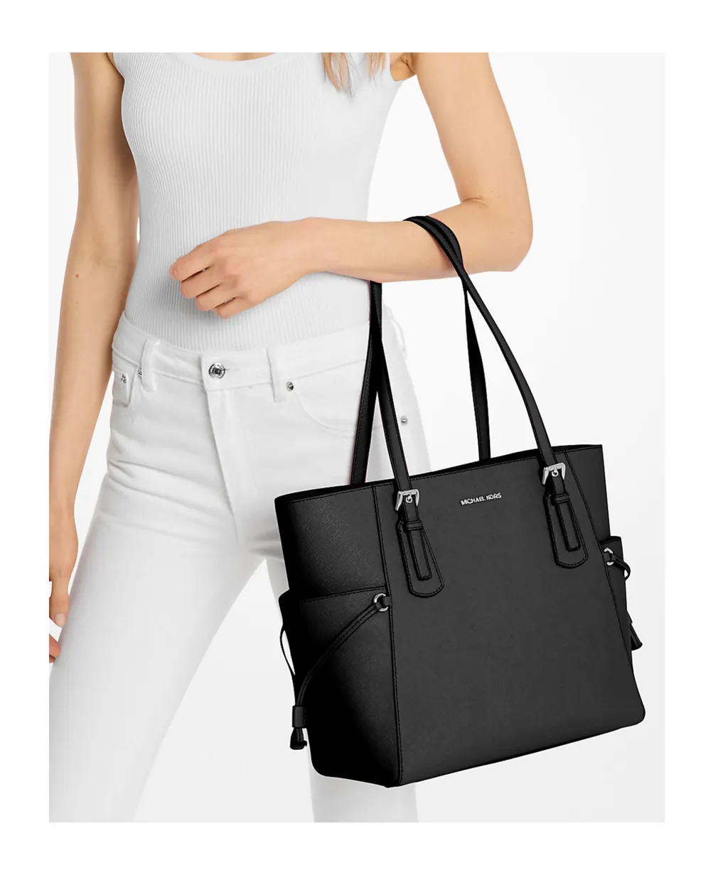Voyager Large Saffiano Leather Tote Bag