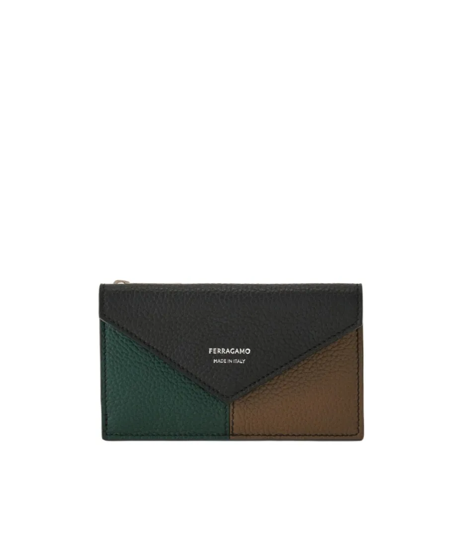 Color Block Credit Card Holder