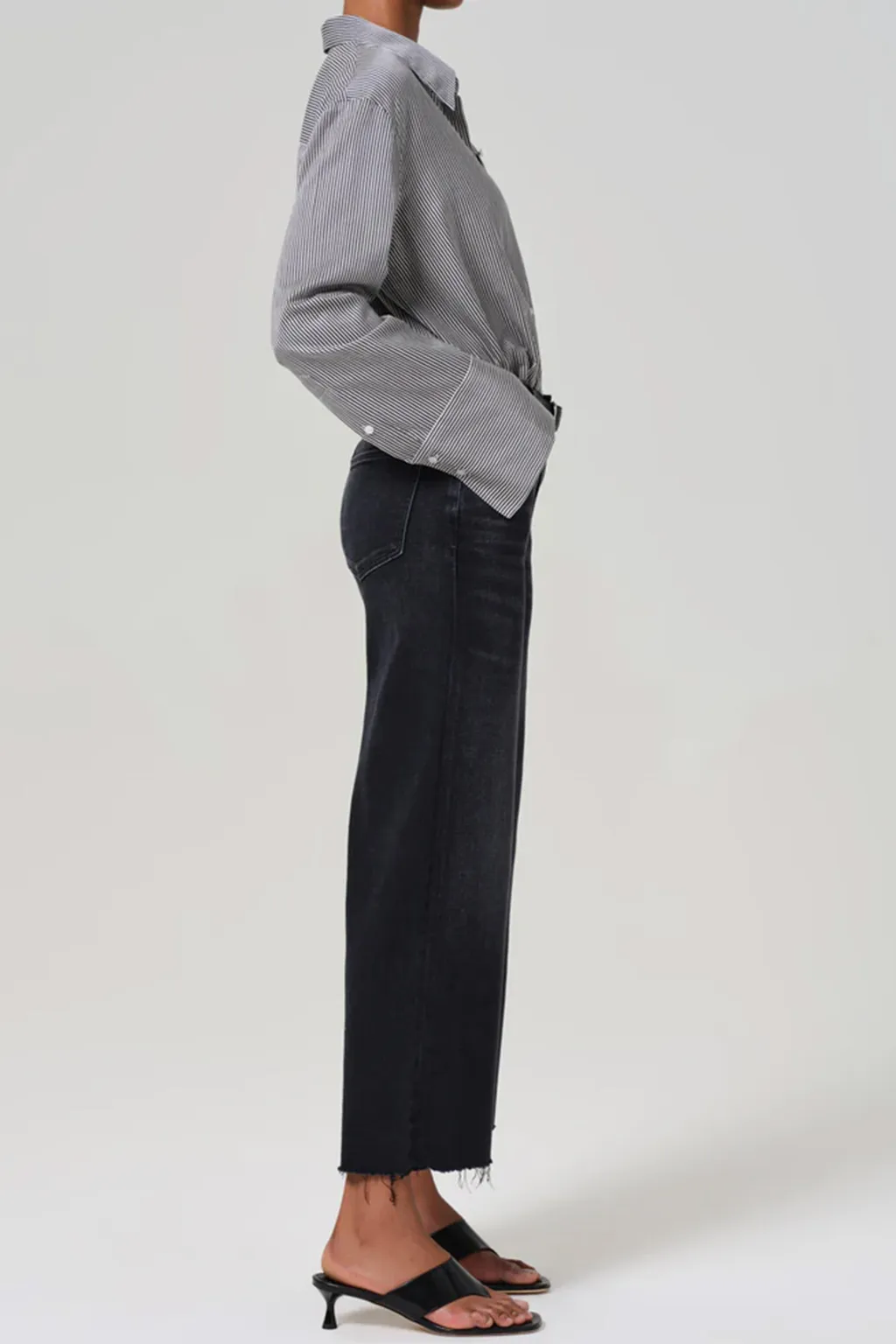 Citizens Of Humanity Lyra Raw Cut Hem Jeans