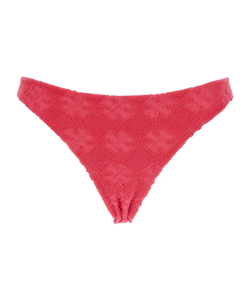 Tory Burch Low-Rise Terry-Cloth Bikini Bottoms