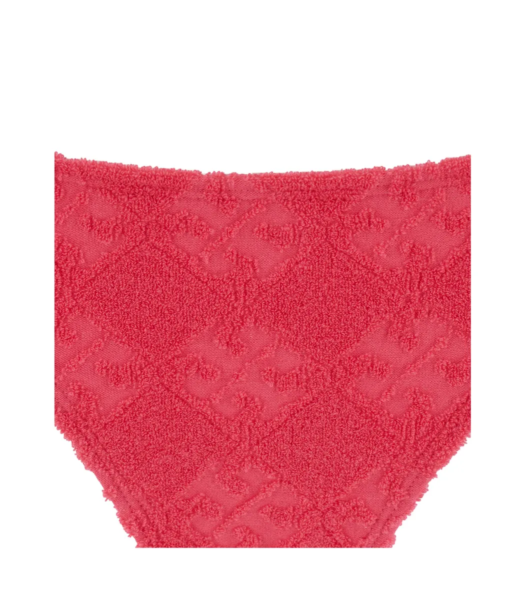 Tory Burch Low-Rise Terry-Cloth Bikini Bottoms