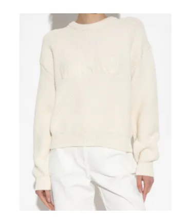Versace Logo-Embroidered Crewneck Jumper